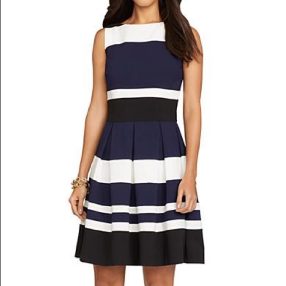 Lauren Ralph Lauren Pleated Dress Sz 16